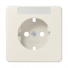 Centrālplate kontaktligzdai marķējams, duroplasts, Serie CD, ziloņkaula