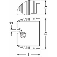 Balasta piederumi OPTOTRONIC® Cable Clamp F-STYLE