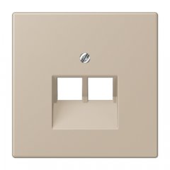 Virsma IAE/UAE-datu rozetei 2 x 8-polig, termoplasts lakots, Serie LS, ombre naturelle claire