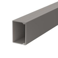 Kabeļu kanāls ar perforēto pamatni 30x45x2000, PVC, akmens pelēks, 7030