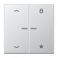 eNet taustiņš unversālais 2-viet, ar bultiņu simboliem<br />
, Serie LS, alumīnijs