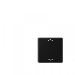 Taustiņs slēdzim 4-viet, 1+4, ar virzienrādītāju, F40, Serie A, grafīta melns matēts