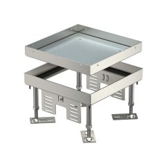 Kvadrata kasete tukšs 200x200mm, V2A, 1.4301 RKN2 4 VS 25