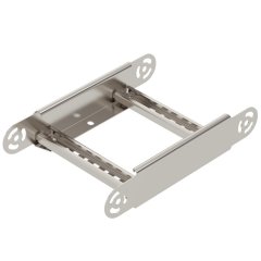 Šarnīra līkuma elements kabeļu trepei 60x200, V2A, 1.4301, 2B