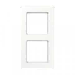 Rāmītis 2-vietīgs, vertikālā un horizontālā montāža, termoplasts, A 550, balts