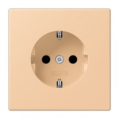 Kontaktligzda SCHUKO, 16 A 250 V ~, ar bērnu drošību, Serie LS, terre sienne claire 31