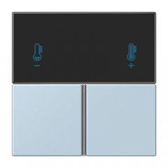 Taustiņs 3-viet, F40 KNX telpas kontrolierim, Serie LS, outremerclair