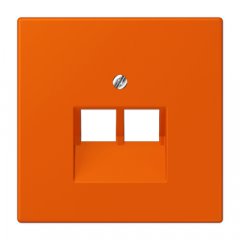 Virsma IAE/UAE-datu rozetei 2 x 8-polig, termoplasts lakots, Serie LS, orange vif