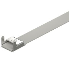 Lenta ar fiksatoru 15x0,5x800, St, FSK, akmens pelēks, 7030