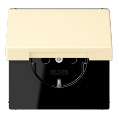 Kontaktligzda SCHUKO, 16 A 250 V ~, ar vāciņu, Serie LS, blanc