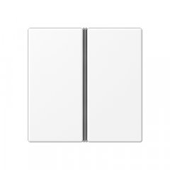 Taustiņs 2-viet, F40, Serie A, sniegbalts matēts