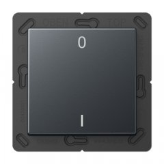 EnOcean slēdzis-raidītājs kanālu skaits 2, simboli 0 I, Serie A, anthrazit matt