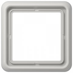 Rāmītis 1-vietīgs, vertikālā un horizontālā montāža, duroplasts, CD 500, gaiši pelēks
