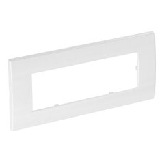 Ramītis priekš 3-vietīga Modul 45 84x185mm, PC, dzidri balts, 9010 AR45-F3 RW