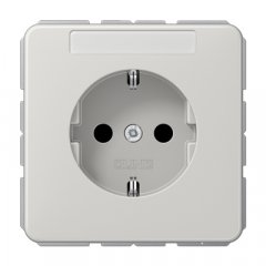 Kontaktligzda SCHUKO, 16 A 250 V ~, marķējams, termoplasts, Serie CD, gaiši pelēks