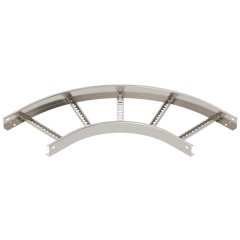 Pagrieziens 90gr kabeļu trepei 60x400, V4A, 1.4571, 2B