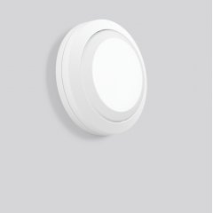 Gaismeklis ROUNDED midi, 10 W, 460 lm, 830, white, on/off Ceiling and wall luminaires, D 268 H 70, Opal glass