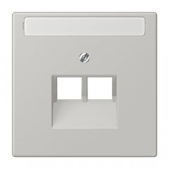 Virsma IAE/UAE-datu rozetei 2 x 8-polig, marķējams, termoplasts lakots, Serie LS, gris clair 31