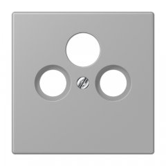 Centrālplate unversālā Sat/BK, termoplasts lakots, Serie LS, gris moyen