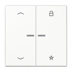 eNet taustiņš unversālais 2-viet, ar bultiņu simboliem<br />
, duroplasts, Serie LS, balts