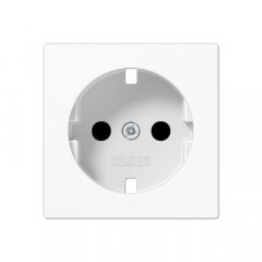 Virsma kontaktligzdai, ar bērnu drošību, termoplasts, Serie AS/A, balts