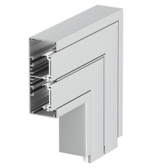 Plakans leņķis ALU Stabils, neregulējams 53x130x225, Alu, EL