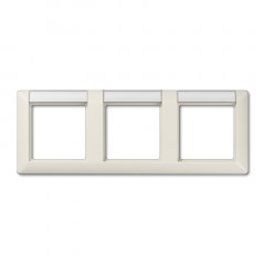 Rāmītis 3-vietīgs, marķējams, horizontāla montāža, duroplasts, AS 500, ziloņkaula