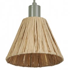 Decor Raffia Pendant 1XE27 Green