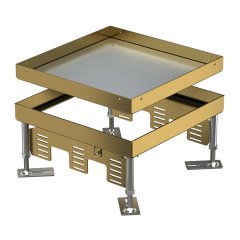 Kvadrata kasete tukšs 243x243mm, CuZn RKN2 9 MS 20