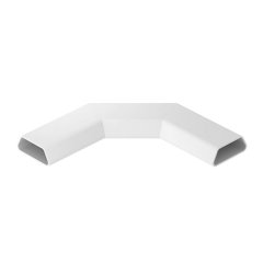 Pagreiziens horizonāts 90° priekš DU 6025, PVC, gaiši pelēks KH DU  6025 90