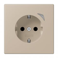 Kontaktligzda JUNG HOME SCHUKO, 16 A 250 V ~, Energy, skrūvju spailes, ar indikātoru un bērnu drošību, termoplasts