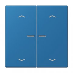 JUNG HOME taustiņš 2-viet, ar bultiņu simboliem<br />
, Serie LS, bleu céruléen 31