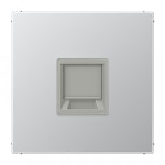 Virsma (ar fiksatoru) modulārai datu rozetei 1-vietīga, EMT, AMP, MTRJ, Serie LS, alumīnijs