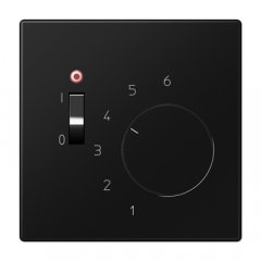 Centrālplate termoregulātoram, termoplasts lakots, Serie LS, grafīta melns matēts