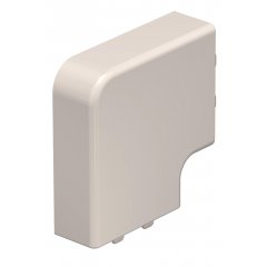 Plakana stūra vāks 20x50mm, PVC, krēmbalta, 9001