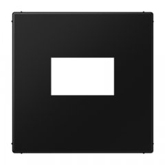 Virsma USB kontaktligzdai, Serie LS, grafīta melns matēts