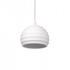 Decor Plaster Cup Pendant E27 White