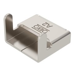 Montāžas lenta lock 1-vietīga-sided 20x18, V2A, 1.4301, 2B