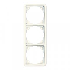 Rāmītis 3-vietīgs, vertikālā un horizontālā montāža, duroplasts, ST 550, ziloņkaula