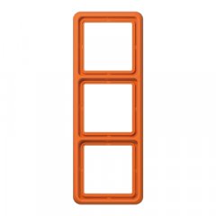 Rāmītis 3-vietīgs, vertikālā un horizontālā montāža, termoplasts, CD 500, oranžs