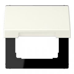 Rozetes vāks ar atsperi, termoplasts krāsots, Serie LS, blanc ivoire