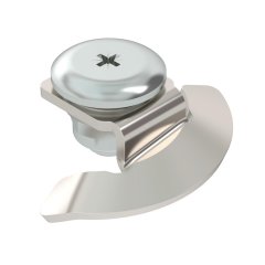 Pagriežams fiksators vākam, V2A, 1.4301, 2B