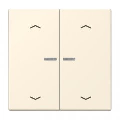 JUNG HOME taustiņš 2-viet, ar bultiņu simboliem<br />
, Serie LS, blanc ivoire