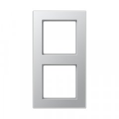 Rāmītis 2-vietīgs, vertikālā un horizontālā montāža, termoplasts krāsots, A 550, alumīnija