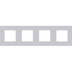 Rāmītis 4-vietīgs, Niko Pure alu grey brushed