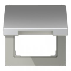 Rozetes vāks ar atsperi, Serie LS, alumīnija