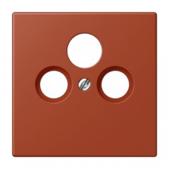 Centrālplate unversālā Sat/BK, termoplasts lakots, Serie LS, l'ocre rouge