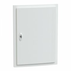 Universālā sadalne, PrismaSeT XS, zemapmetuma, 1 montāžas plaksne + 1 x 18 moduļi (up to 3 x 18 moduļi lietojot montāžas plaksne), baltas durvis