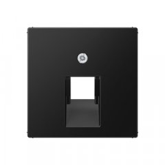 Virsma IAE/UAE-datu rozetei 1 x 8-polig, termoplasts lakots, Serie A, grafītmelns matēts