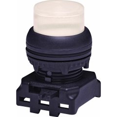 Spiedpoga izvirzīta - balta (apgaismota)